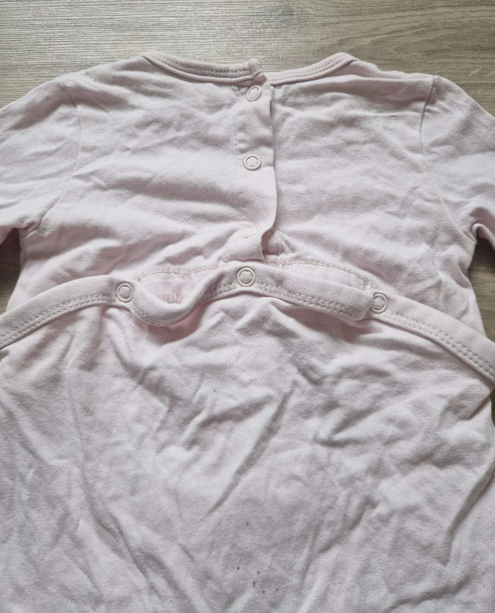 🦊 Pijama de verano para bebé niña TEX – motivo zorro – rosa – talla 3 meses – estado correcto (manchado) – photo 8